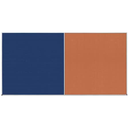United Visual Products Enclosed Corkboard, 1 Door, 24"x36", 4" Fra UV3415-BRONZE-DBURGU